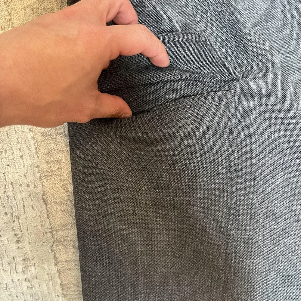 John Weitz Palm Beach Mens Big‎ Tall 44L Gray Blazer Gold Crest Buttons USA Made